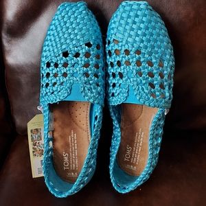 Toms slip on flat shoes for women